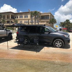 SIDE AWNING 8.2 X 10 FT BLACK EDITION - DFG Offroad
