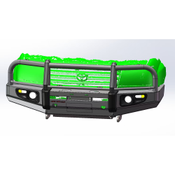 DFG Front Bumper for Toyota Land Cruiser 100 Series & Lexus LX470