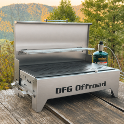 DFG TrailFire Dual-Fuel Overland Grill | Propane & Charcoal