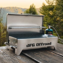 DFG TrailFire Dual-Fuel Overland Grill | Propane & Charcoal