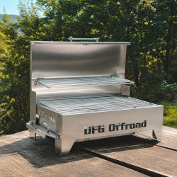 DFG TrailFire Dual-Fuel Overland Grill | Propane & Charcoal