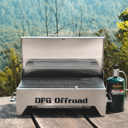 DFG TrailFire Dual-Fuel Overland Grill | Propane & Charcoal