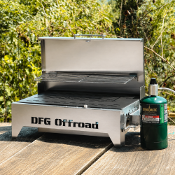 DFG TrailFire Dual-Fuel Overland Grill | Propane & Charcoal